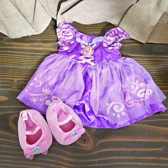 ๐ฆ Build A Bear Disney Tangled Princess Dress and Healed Shoes for Plush ๐ฆ - Picture 1 of 4